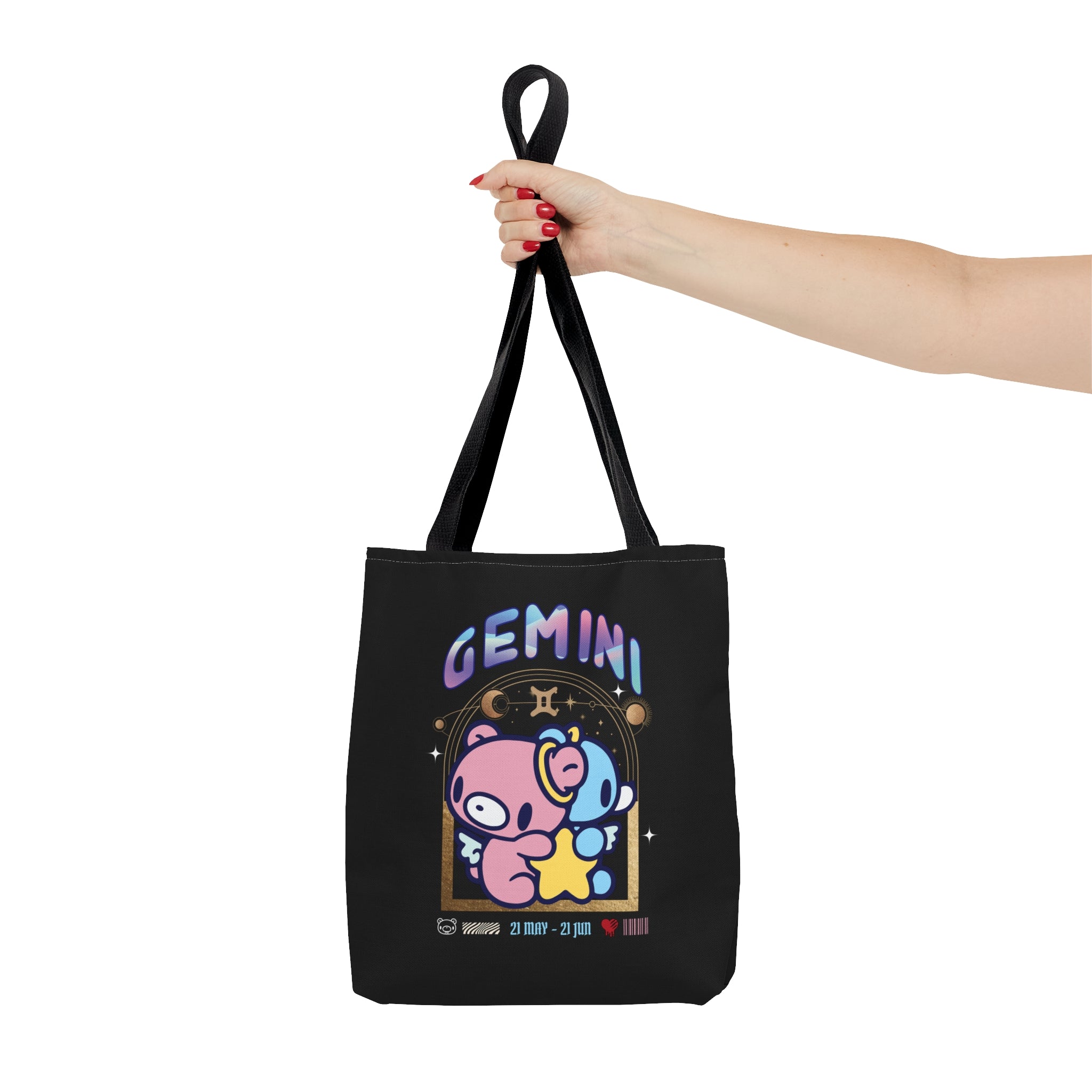 Gloomy Gemini zodiac Tote Bag